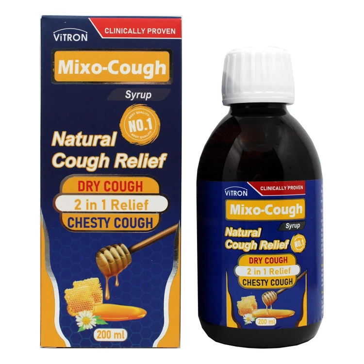 Vitron Mixo-Cough Natural Cough Syrup 200ml