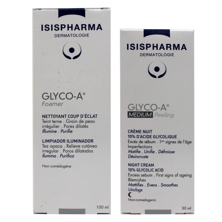 ISIS GLYCO-A Foamer 100ml + GLYCO-A Medium Peeling 30ml (OFFER)