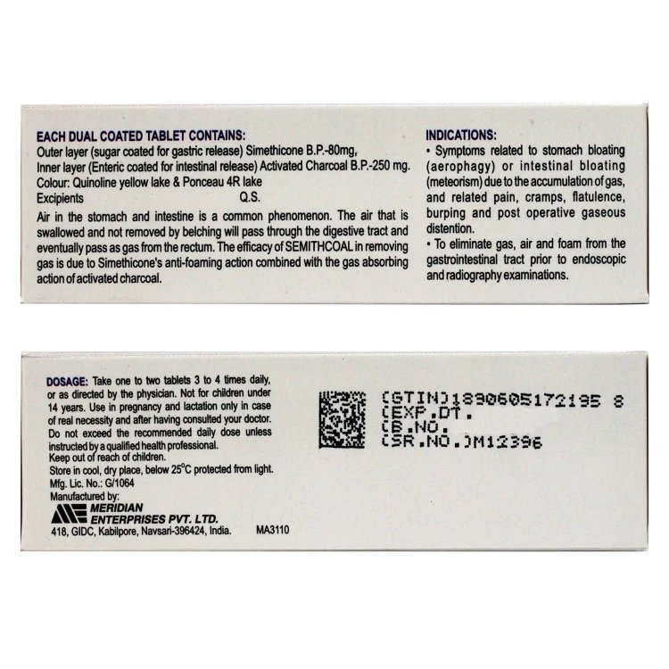 Semithcoal 30'S Tablets