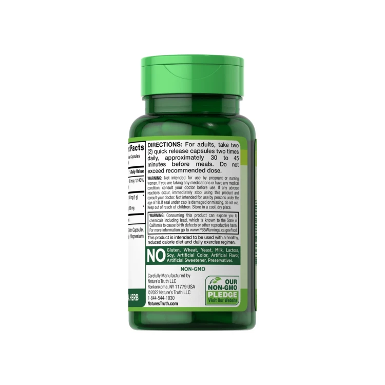 Narure's Truth Garcinia Cambogia plus chromium 90 CAP