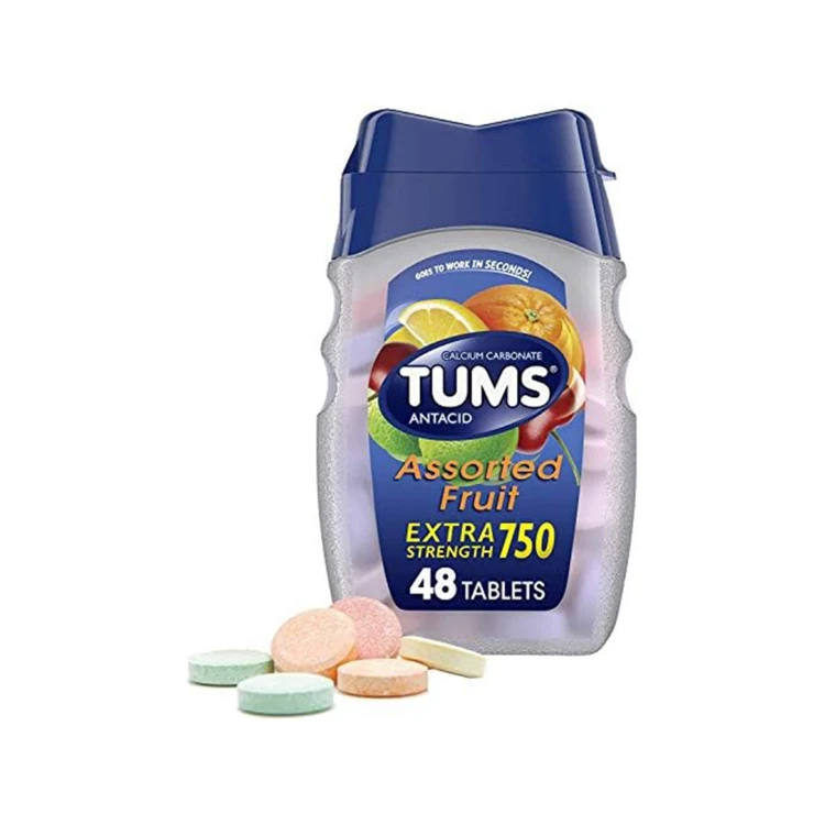 Tums Antacid Extra Strength 750 48'S Chewable Tablets