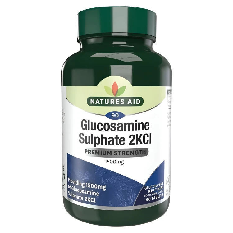 Natures Aid Glucosamine Sulphate 2KCI 1500MG 90 Tablets