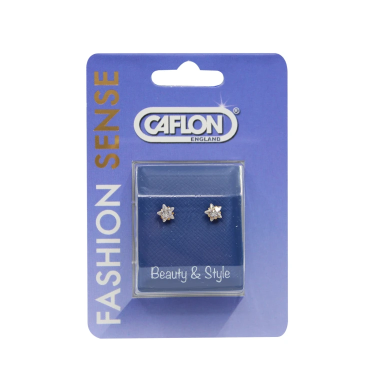 Caflon Fashion White STAR 5mm Earring FJ5STRW