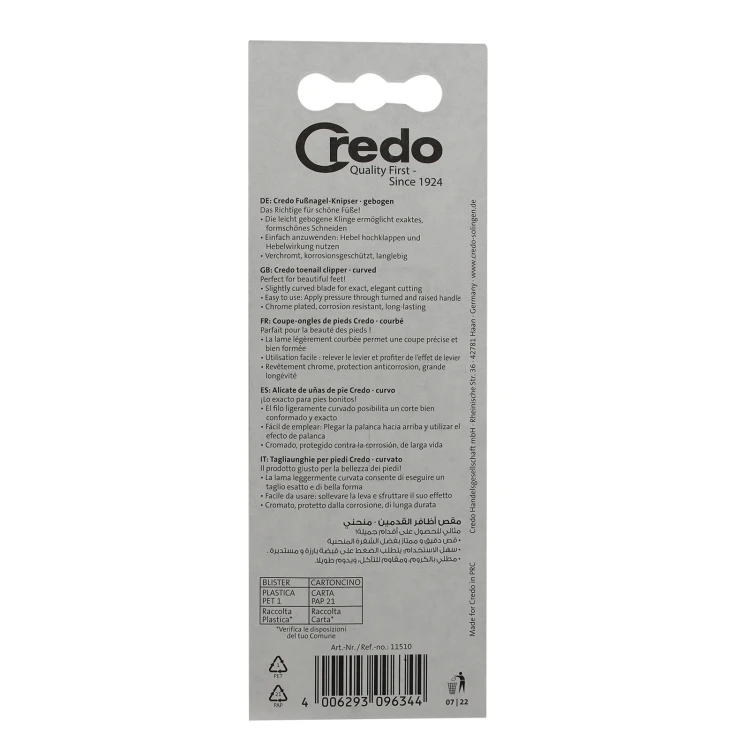 Credo Nail Clipper 82mm chromium