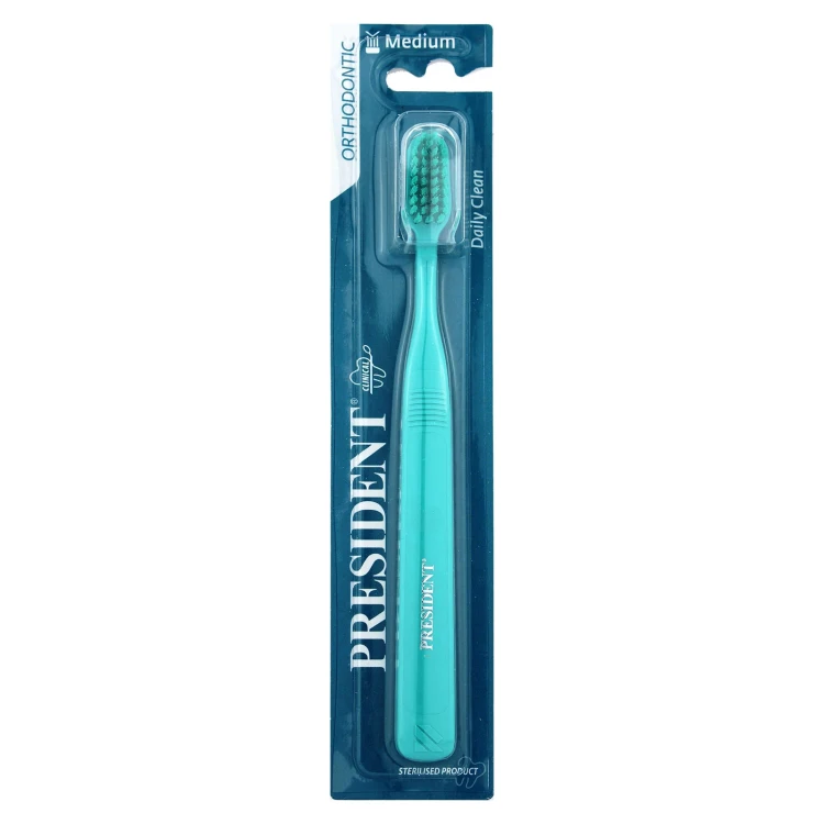 PRESIDENT PROFESSIONAL ORTHODONTIC TOOTH BRUSH