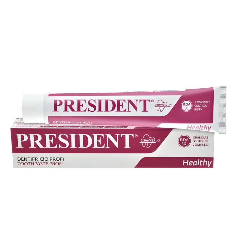 PRESIDENT ANTIBACTERIAL TOOTHPASTE WITH CHLORHEXIDINE 75 ML