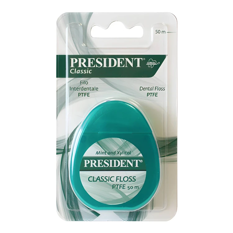 PRESIDENT PTPE CLASSIC DENTAL FLOSS 50MT
