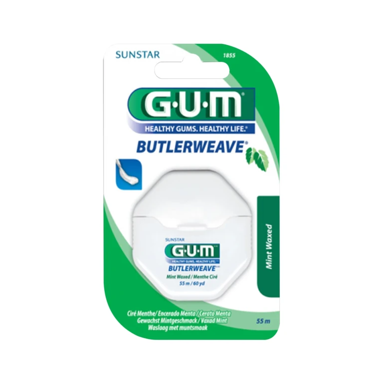 Butler Gum Butlerwave Floss Waxed Mint 55m 1855