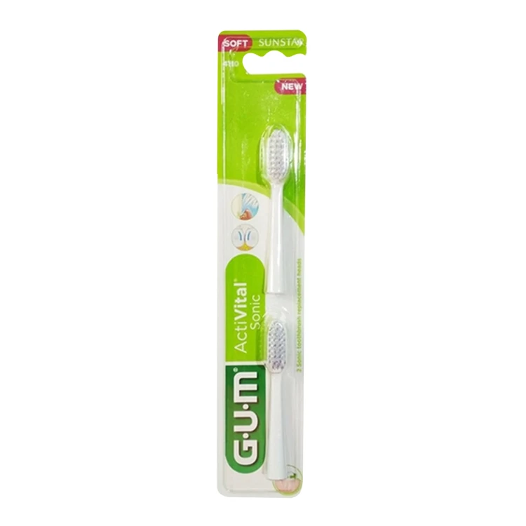 Butler Gum Activital Sonic WHITE Refill Heads 2'S 4110