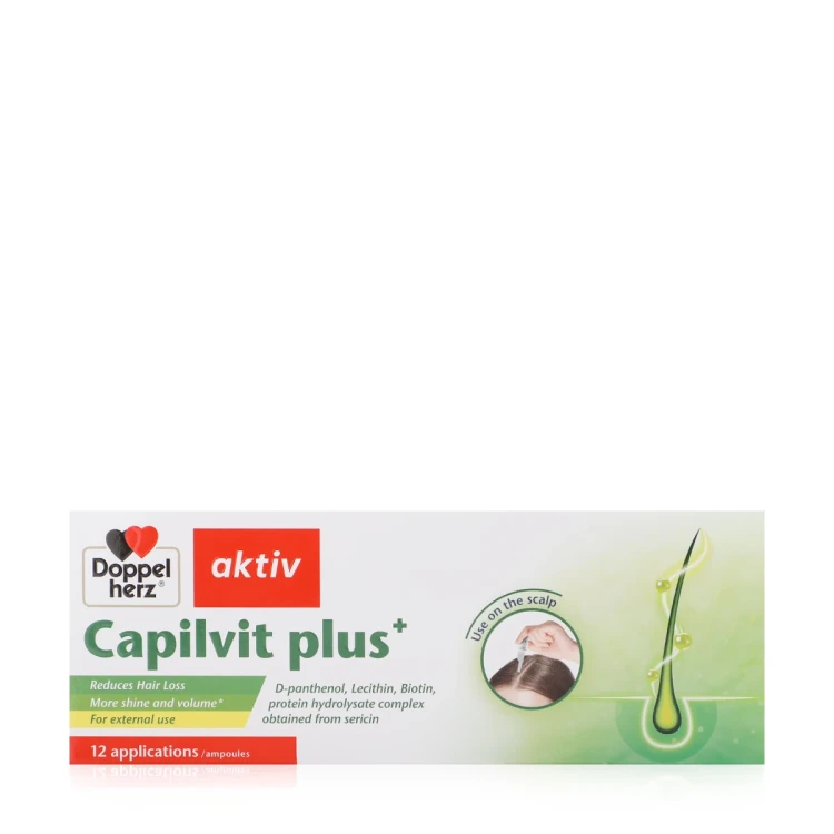 Doppelherz Capilvit Plus 12'S X 6ml Hair Ampoules