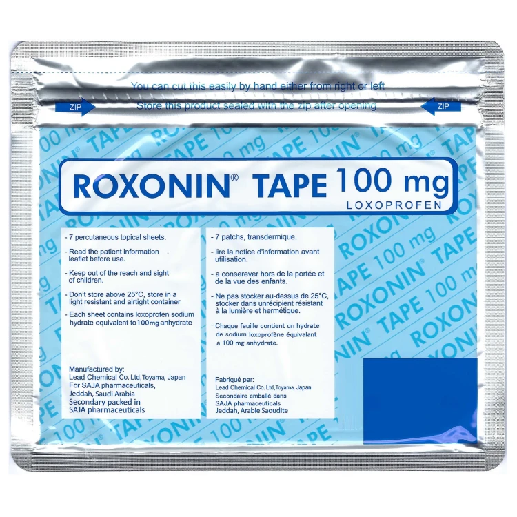 Roxonin 100mg Tape (7 Patches)