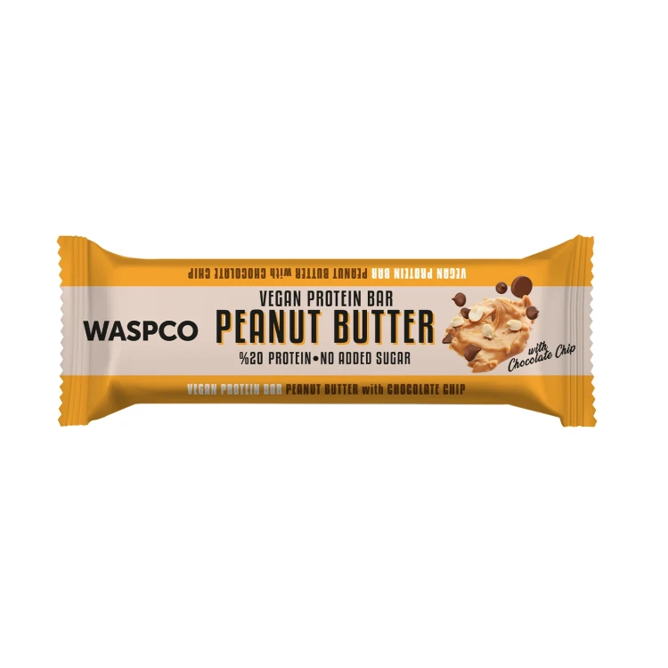 WASPCO Peanut Butter Flavor Protein Bar 40GM VEGAN