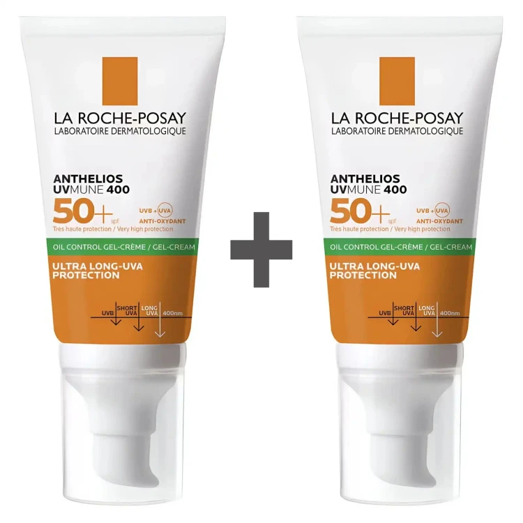 لاروش حماية من الشمس جل كريم 50 مل spf50  عرض 1+1مجانا