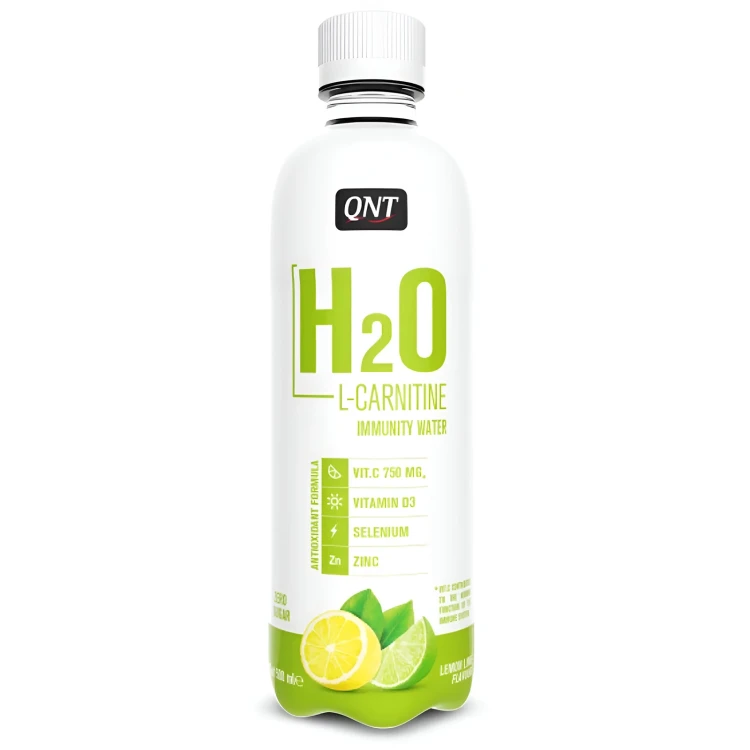 QNT H2O L-Carnitine Immunity Water Lemon Lime 500ML