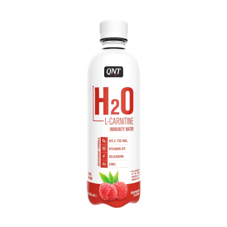 QNT H2O L-Carnitine Immunity Water Raspberry 500ML