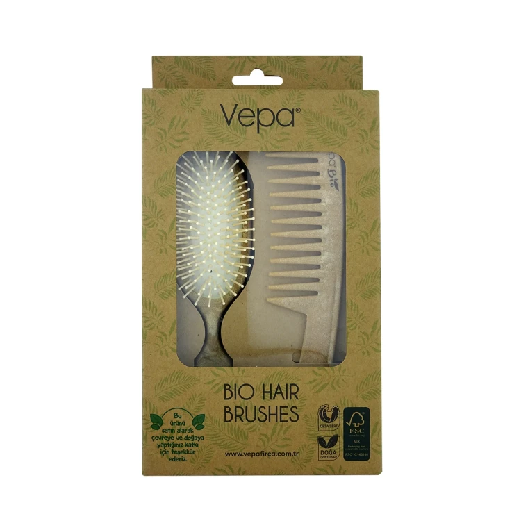 Vepa Bio Styling Hairbrush & Comb ( 503 + 990 ) SET