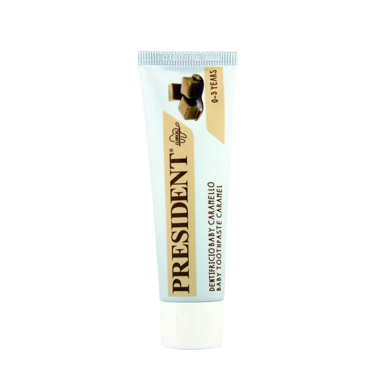 PRESIDENT 0-3 Years Baby ToothPaste Caramel 30ML