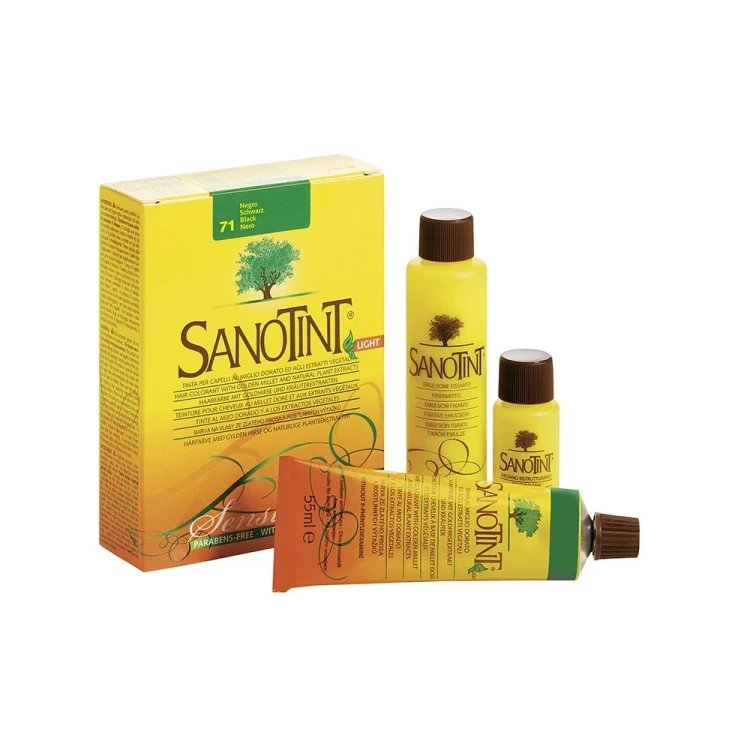 Sanotint Hair Color 71 BLACK 125ML