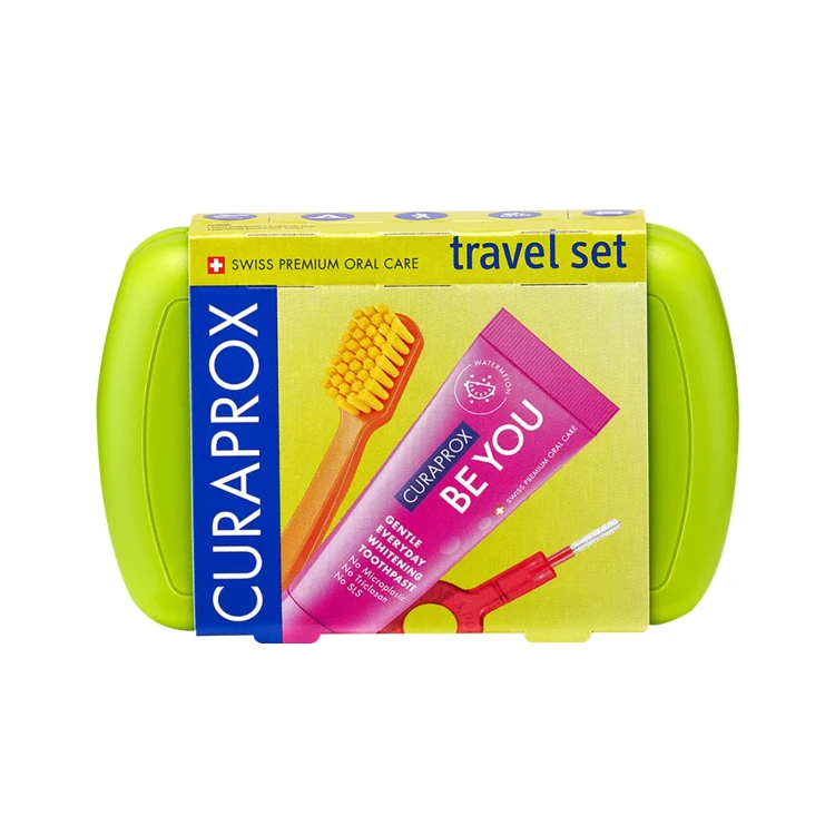 Curaprox Travel Set GREEN T/B 10ml T/P CURA29