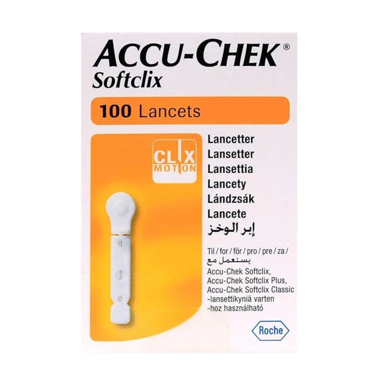 اكيوتشيك سوفت كليكس 100 إبرة