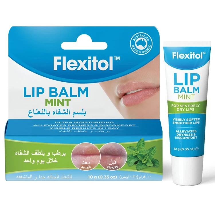 Flexitol Lip Balm MINT 10Gm