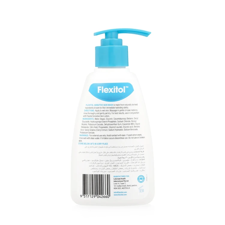 Flexitol Sensitive Skin Wash 250ml