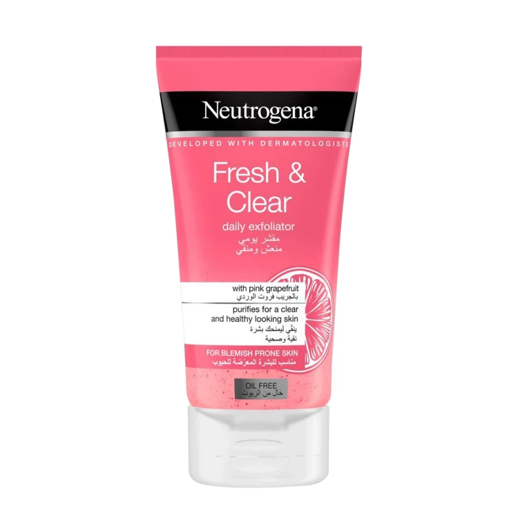 Neutrogena Fresh & Clear daily exfoliator pink grapefruit 150ML