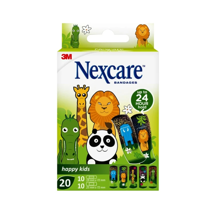 Nexcare happy kids 20's Assorted GREEN N0920AN