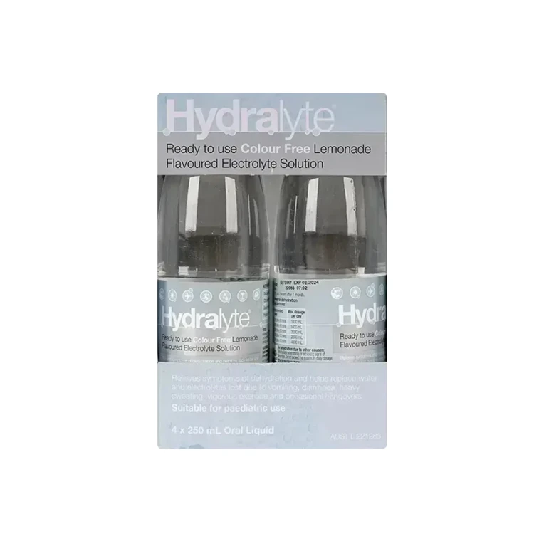 هيدرالايت محلول مغذي بنكهة الليموناضة 4*250 مل