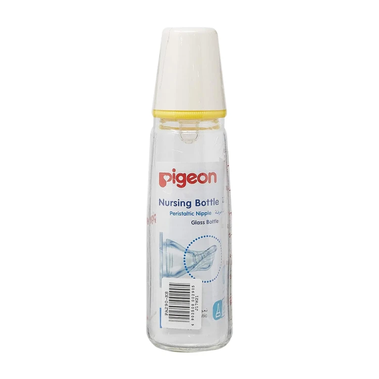 Pigeon Peristaltic Nipple Glass Bottle S Slim Neck 200ml PA-291-K6