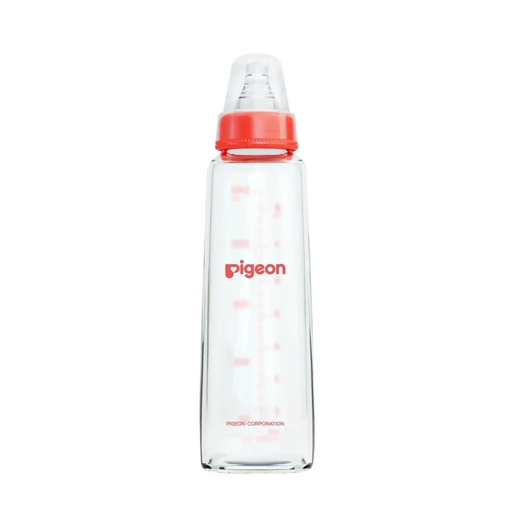 Pigeon Flexible 4m+ Glass Bottle M round hole Slim Neck 200ml