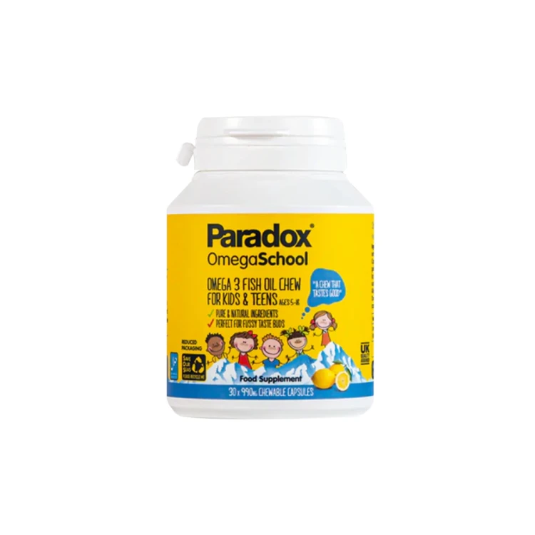 Paradox Omega School Chewable Capsules 30'S