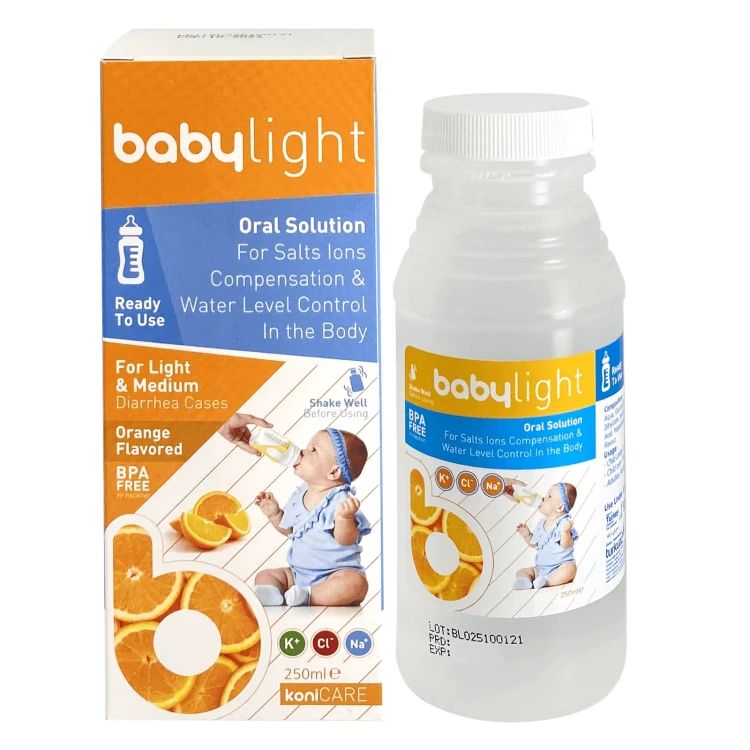 Konicare Babylight Oral Solution Orange Flavor 250ML