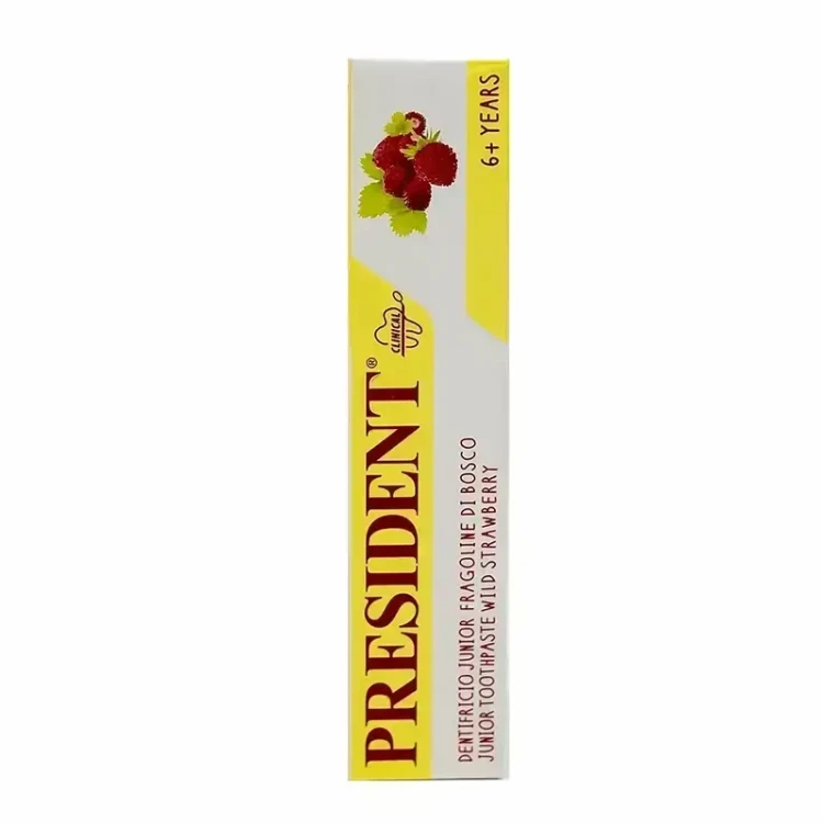 PRESIDENT 6+ Years Junior ToothPaste Wild Strawberry 50ML