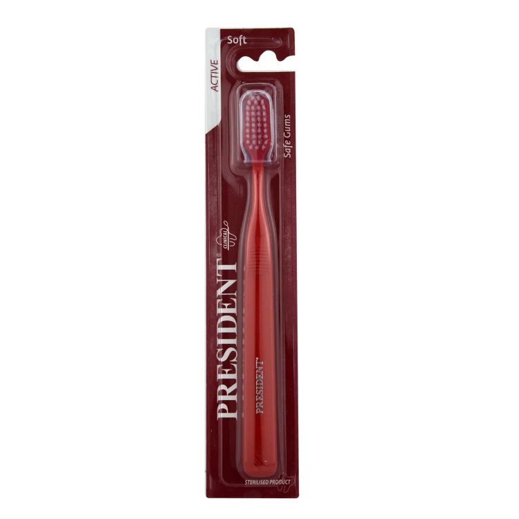 PRESIDENT Active Safe Gums Soft ToothBrush