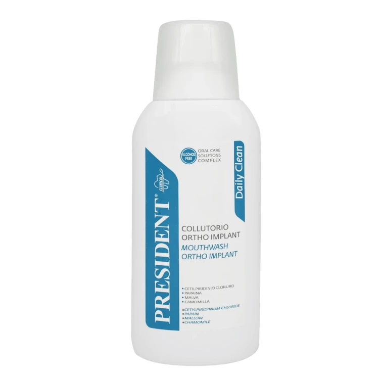PRESIDENT Daily Clean Ortho Implant MouthWash 200ML