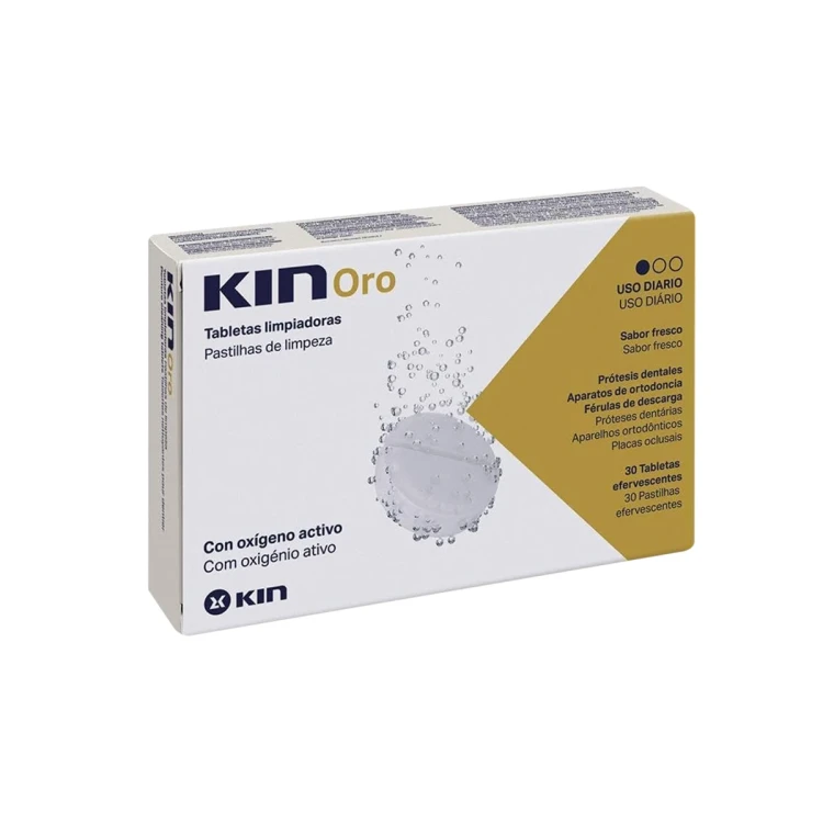 كين أورو أقراص فوارة لتنظيف أطقم الأسنان 30 قطعة