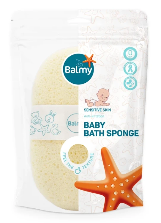 Balmy Baby Bath Sponge Sensitive Skin