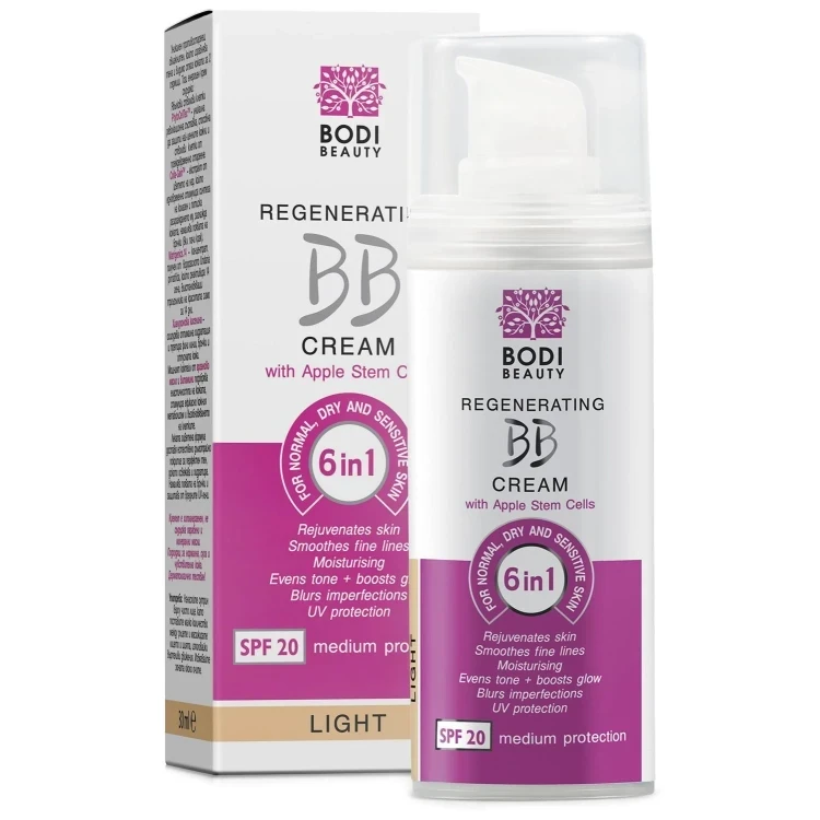 BODI Regenerating BB Cream SPF20 (LIGHT BEIGE) PINK