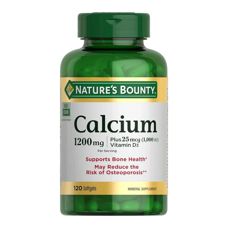 Nature's Bounty Calcium Plus Vit D3 1200mg 120 softgels