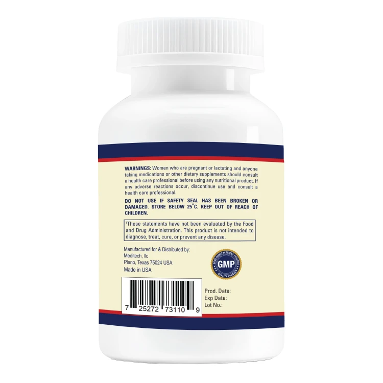 MediTech Vitamin D3 5000iu 100 Veggie Capsules