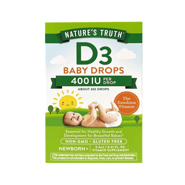 NATURE'S TRUTH Vitamin D3 Baby Drops 400IU 9.2ml