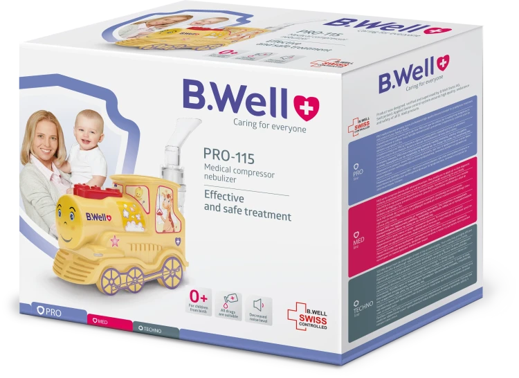 B.Well Medical Compressor Nebulizer - TRAIN - PRO-115