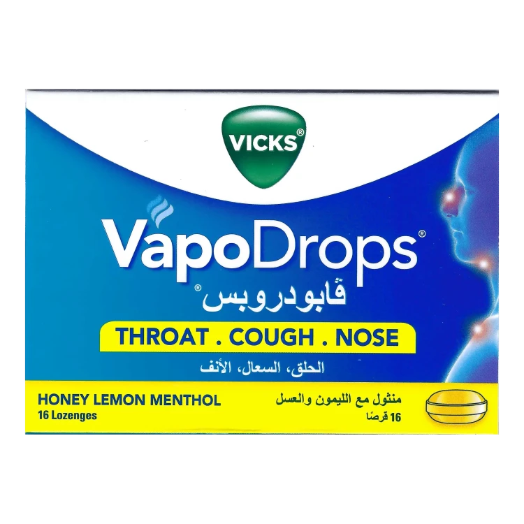 فيكس فابودربس منثول مع الليمون والعسل 16 قرص