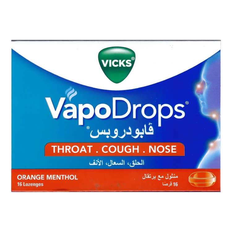 فيكس فابودربس منثول مع البرتقال 16 قرص