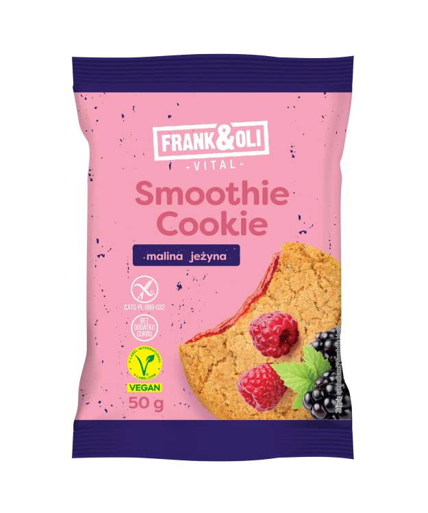 FRANK&OLI Malina Jezyna Smoothie Cookie 50G