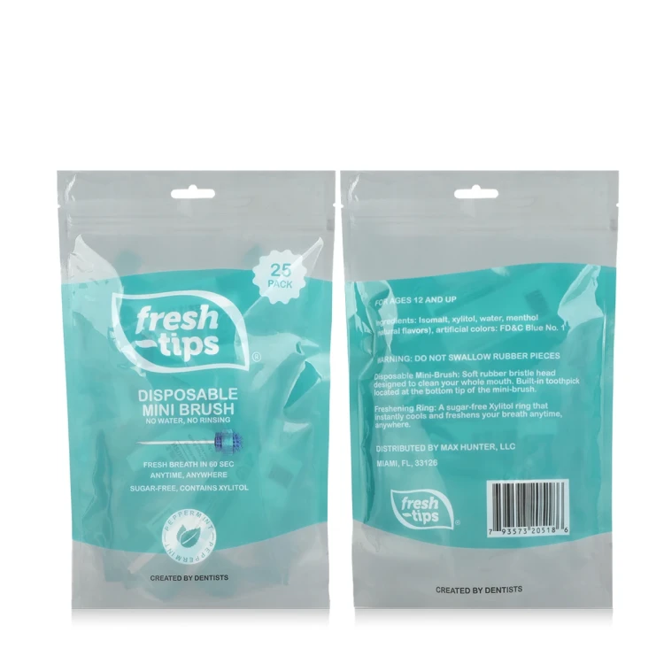FreshTips Disposable Mini Brush 25 PACK