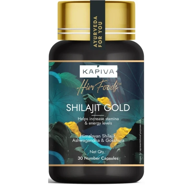 KAPIVA Him Foods Shilajit Gold 30 Capsules