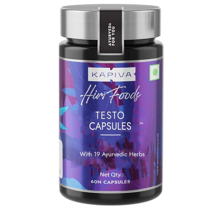 KAPIVA Him Foods Testo Capsules 60 Caps