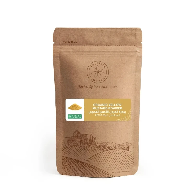 Organic yellow mustard powder 85g